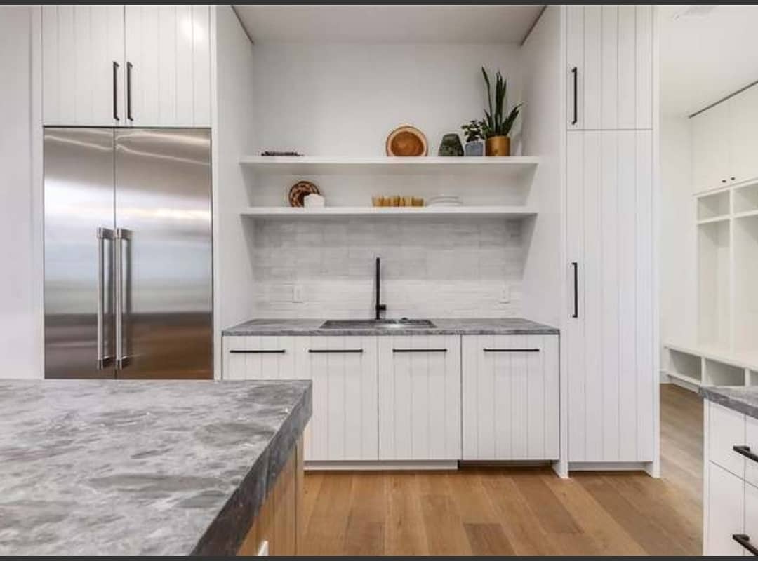 Farmhouse Fresh Kitchen Melody - European frameless cabinets in Dripping Springs, TX