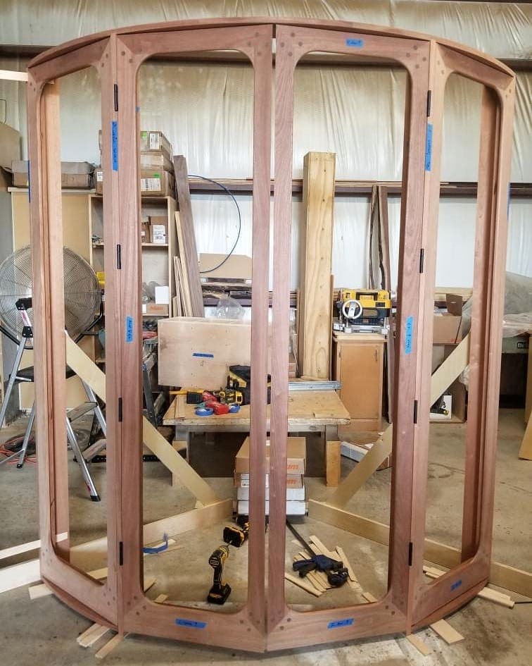 Bay Window Dreams Take Shape - European frameless cabinets in Spicewood, TX